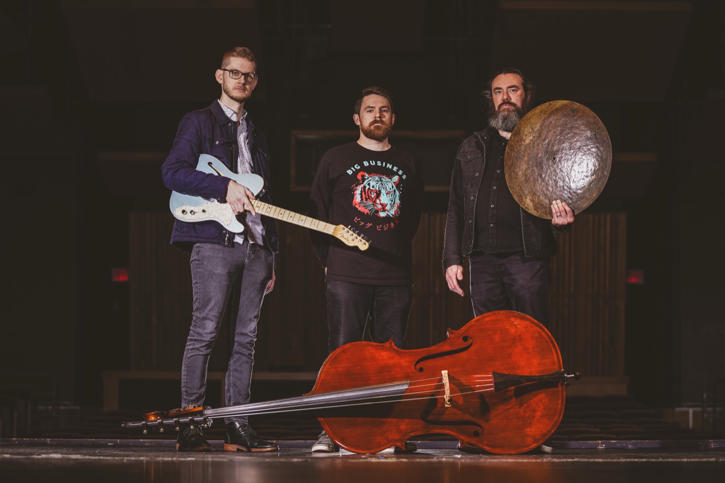 Trioblique trio portrait