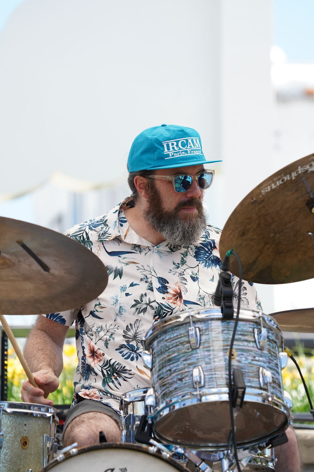 Trioblique live — drums and percussion