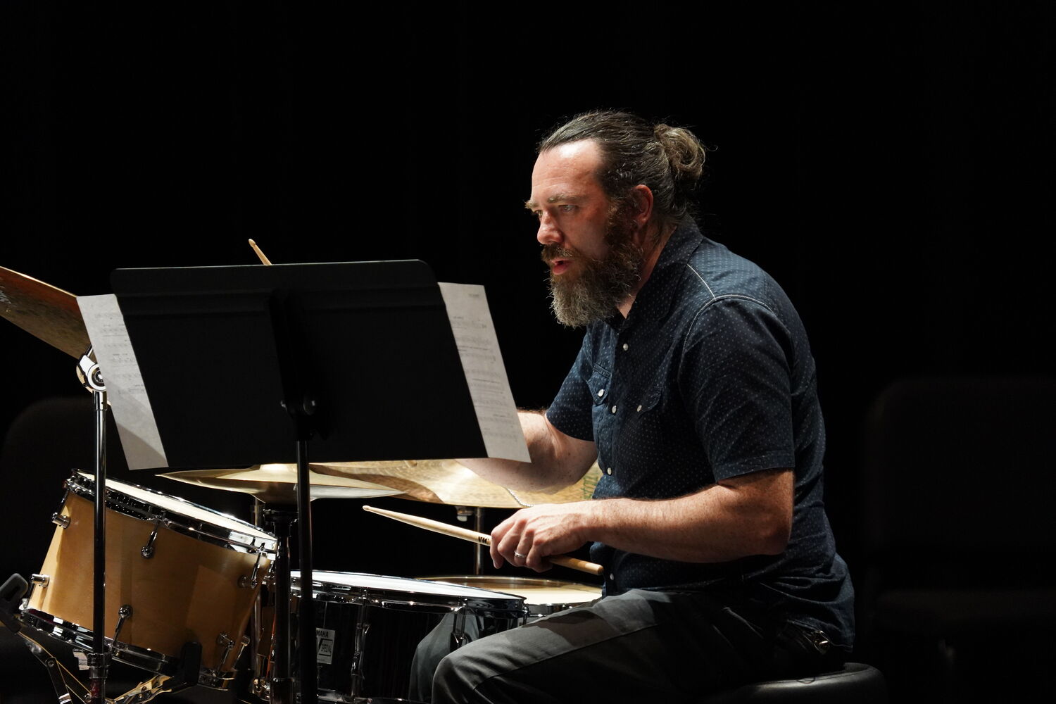 Trioblique live — drums and percussion